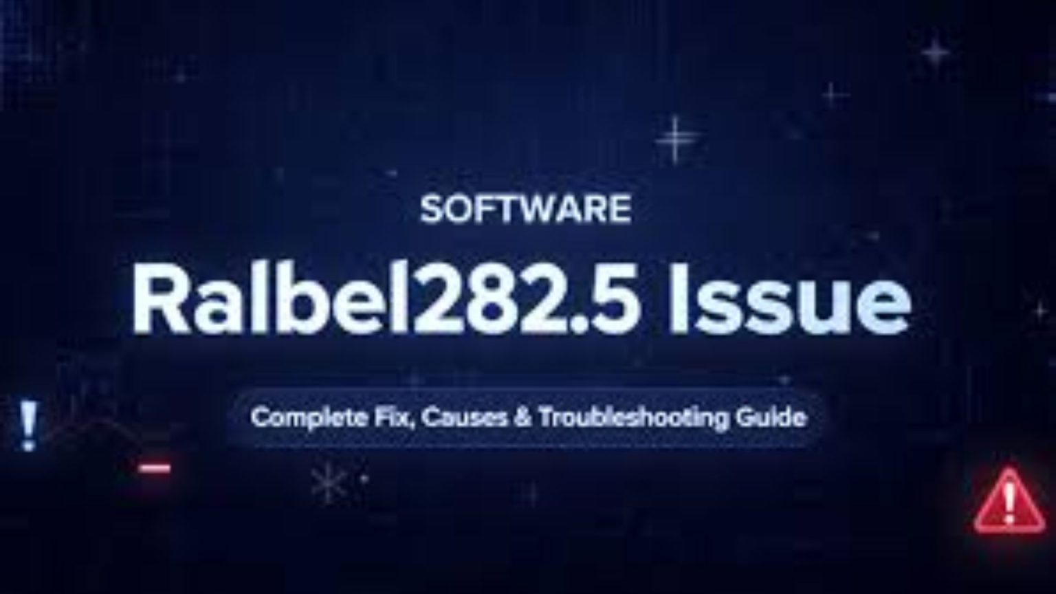 software ralbel28.2.5 issue